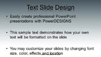 Animated Global Selection Widescreen PowerPoint Template text slide design