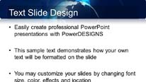 Animated Widescreen Global 0004 PowerPoint Template text slide design