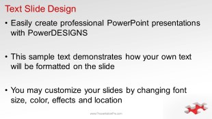 Puzzle Solution 02 widescreen PowerPoint Template text slide design