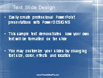 Animated Paths Blue PowerPoint Template text slide design