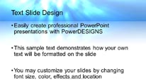 Shinning Reflection Widescreen PowerPoint Template text slide design