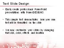 Animated Velocity Red PowerPoint Template text slide design