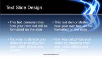 Light Stroke Blue Widescreen PowerPoint Template text slide design