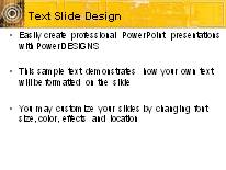 Animated Loop PowerPoint Template text slide design