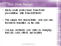 Animated Paths Purple PowerPoint Template text slide design