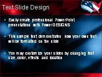 United PowerPoint Template text slide design