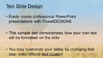 Change Of Seasons B Widescreen PowerPoint Template text slide design
