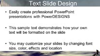 Climbing Widescreen PowerPoint Template text slide design