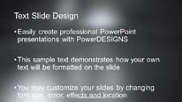 The Solution Widescreen PowerPoint Template text slide design