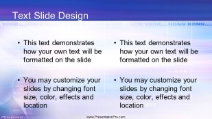 Innovation Widescreen PowerPoint Template text slide design