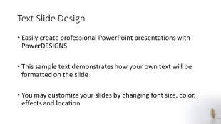 Coin Spinning PowerPoint Template text slide design
