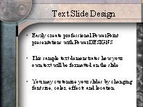 Animated Cogs PowerPoint Template text slide design