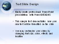 Experimental PowerPoint Template text slide design