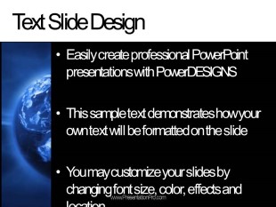 Animated Rotating Global Rays PowerPoint Template text slide design