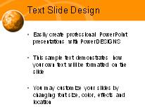 Wire Wave PowerPoint Template text slide design