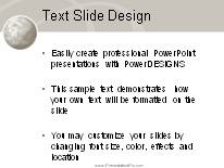 Animated Wire Wave Silver PowerPoint Template text slide design