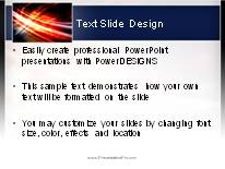 Animated Streak On Black Border Light PowerPoint Template text slide design