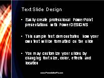 Animated Streak On Black Vertical Dark PowerPoint Template text slide design