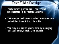 Binary Light PowerPoint Template text slide design