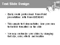 Animated 3S thing PowerPoint Template text slide design