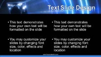 Beaming Global Data B Widescreen PowerPoint Template text slide design