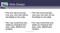 Desktop Travelers Widescreen PowerPoint Template text slide design
