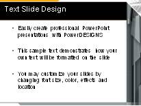 Gridlock PowerPoint Template text slide design