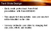 Animated On Fire PowerPoint Template text slide design