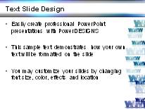 Animated Webtouch PowerPoint Template text slide design