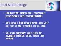 Global07 PowerPoint Template text slide design