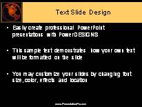 Global15 PowerPoint Template text slide design