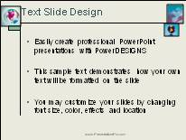 Global16 PowerPoint Template text slide design