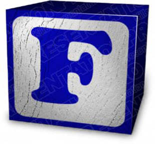 Download block f blue PowerPoint Graphic and other software plugins for Microsoft PowerPoint