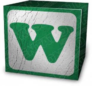 Download block w green PowerPoint Graphic and other software plugins for Microsoft PowerPoint