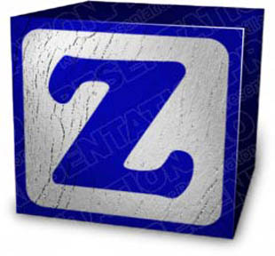 Download block z blue PowerPoint Graphic and other software plugins for Microsoft PowerPoint