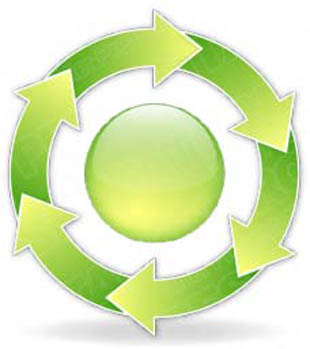Download arrowcycle a 6green PowerPoint Graphic and other software plugins for Microsoft PowerPoint