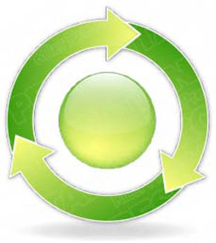 Download arrowcycle a 3green PowerPoint Graphic and other software plugins for Microsoft PowerPoint