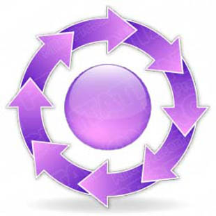 Download arrowcycle a 8purple PowerPoint Graphic and other software plugins for Microsoft PowerPoint