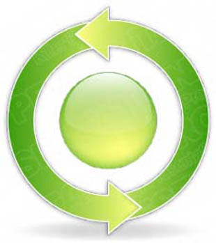Download arrowcycle b 2green PowerPoint Graphic and other software plugins for Microsoft PowerPoint