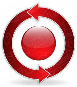 Download arrowcycle b 2red PowerPoint Graphic and other software plugins for Microsoft PowerPoint