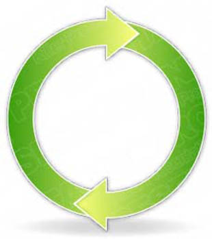 Download arrowcycle c 2green PowerPoint Graphic and other software plugins for Microsoft PowerPoint