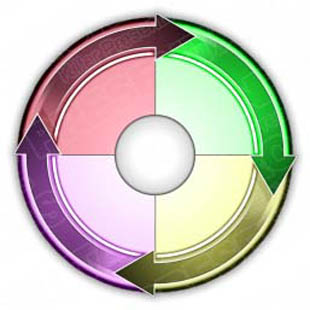 Download arrowwheel 08 PowerPoint Graphic and other software plugins for Microsoft PowerPoint