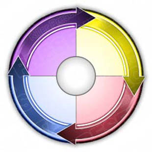 Download arrowwheel 09 PowerPoint Graphic and other software plugins for Microsoft PowerPoint