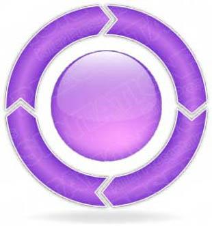 Download ChevronCycle A 4Purple PowerPoint Graphic and other software plugins for Microsoft PowerPoint