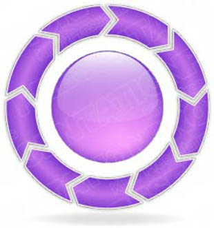 Download ChevronCycle A 9Purple PowerPoint Graphic and other software plugins for Microsoft PowerPoint