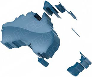 Download map australia blue PowerPoint Graphic and other software plugins for Microsoft PowerPoint