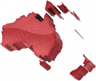 Download map australia red PowerPoint Graphic and other software plugins for Microsoft PowerPoint