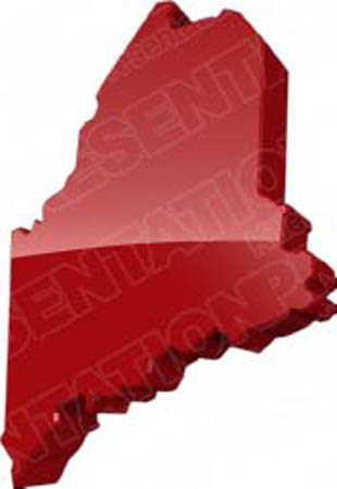 Download map maine red PowerPoint Graphic and other software plugins for Microsoft PowerPoint