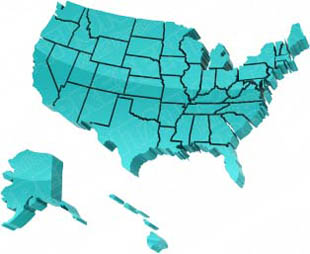 Download map usa borders teal PowerPoint Graphic and other software plugins for Microsoft PowerPoint