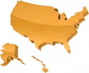 Download map usa orange PowerPoint Graphic and other software plugins for Microsoft PowerPoint